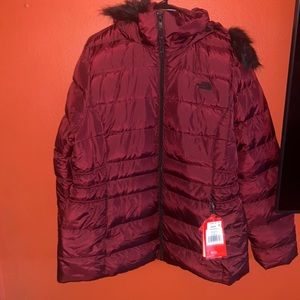 The North Face Gotham II Faux Fur Trim Jacket